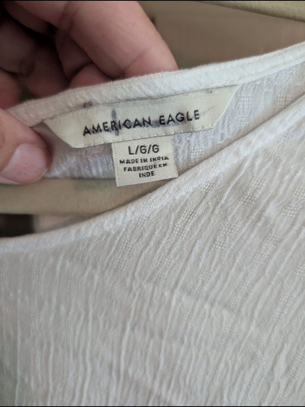 Lot Of 2 American Eagle Drop Waist Open Back Long Sleeve Top Blouse - Picture 9 of 10